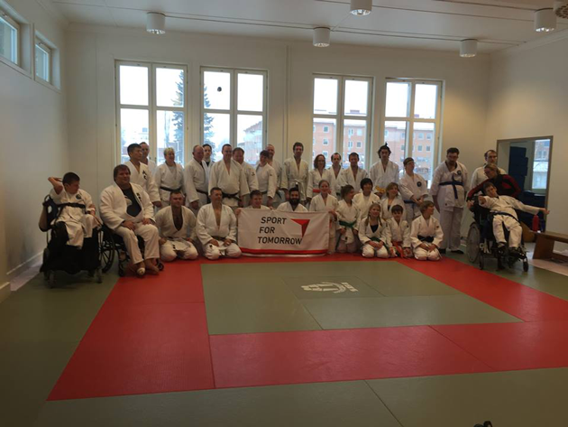 【Sweden】Judo groundwork camp in Boden </br> (Judo training session for physically impaired and non-impaired people)6