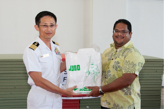 【Palau】Donation of Judo Clothing to Palau in “Pacific Partnership 2016” by the Ministry of Defense and the Self-Defense Forces3