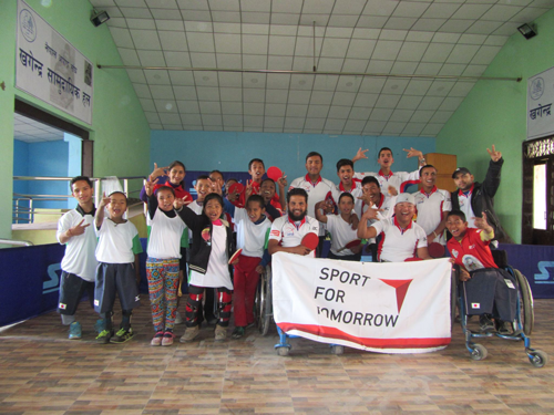 【Nepal】Sportswear Donated by All Japan Archery Federation1