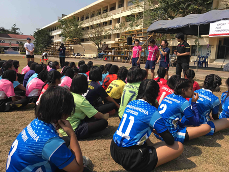 【スポーツ庁委託事業】<br/>JSC×JRFU ガールズラグビー クリニック＆フレンドリーマッチ in タイ3