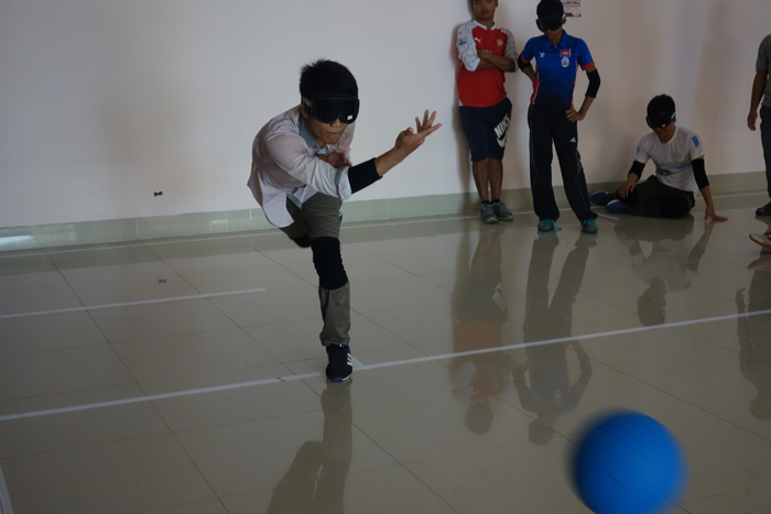 カンボジア初のゴールボール・ワークショップ開催3