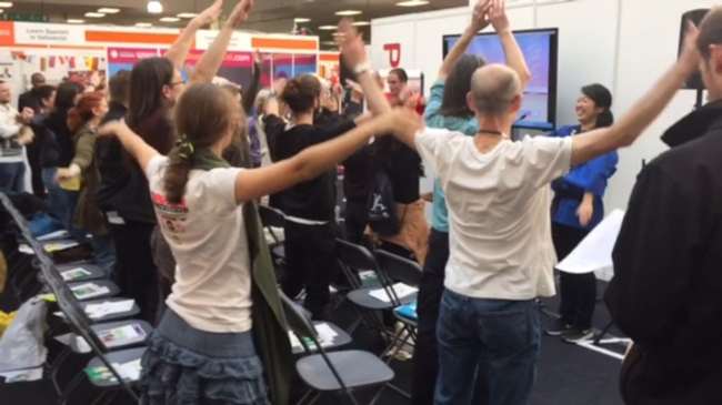 【U.K】Radio Taiso Exercise Demonstration at Language Show3