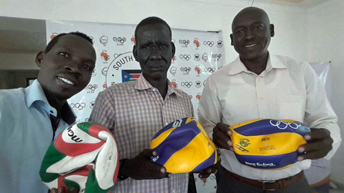 【South Sudan】Donating volleyballs to South Sudan2