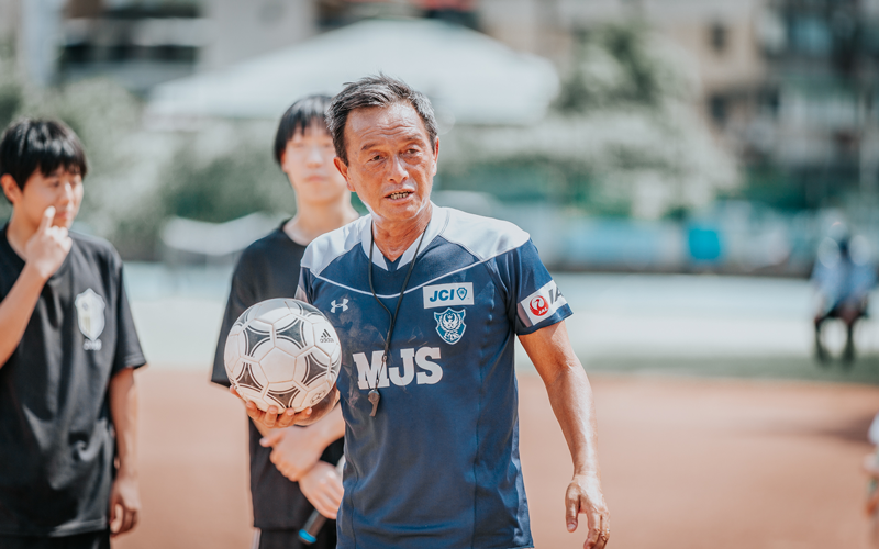 日本台湾友好サッカークリニック（日本台灣友好的足球教學示範）1