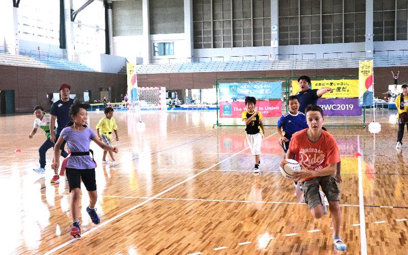 アジア太平洋こども会議・イン福岡「タグラグビー教室」5