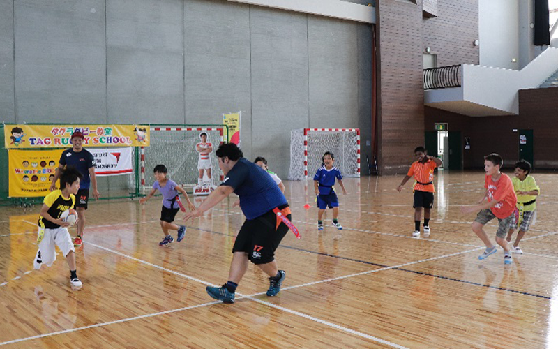 アジア太平洋こども会議・イン福岡「タグラグビー教室」6