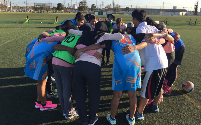 Enjoy Netball with Malaysian International Students in Japan1