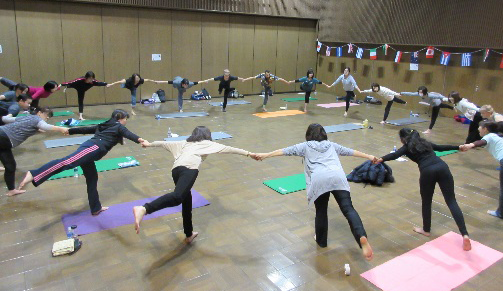 Yoga Exchange Program with Foreign Nationals in Japan3