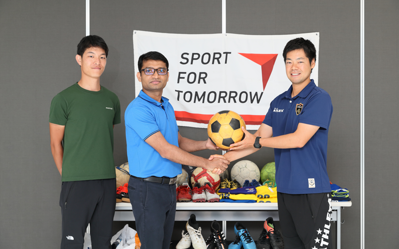 【Sri Lanka】Soccer Equipment Donated through Sri Lanka Professionals Association in Japan2