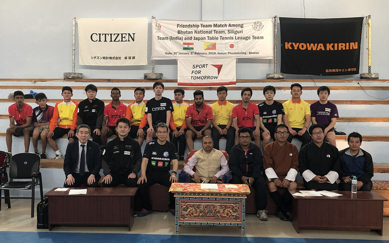 【Bhutan】Japan-Bhutan Table Tennis Exchange Event (Bhutan Table Tennis Hall Inauguration Commemorative Event)4