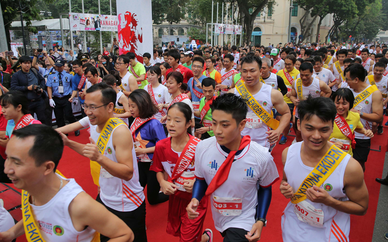 【Vietnam 】Traffic Safety and Vietnam Kizuna Ekiden 2018 in Hanoi1