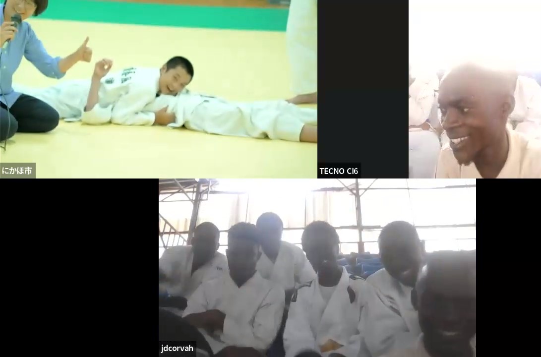 Liberia × Nikaho City: Judo Exchange (Online) (2023)1