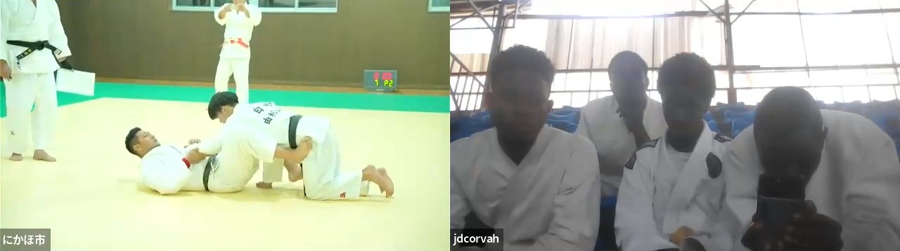 Liberia × Nikaho City: Judo Exchange (Online) (2023)4