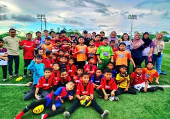 マレーシアラブアン領におけるフットボール交流事業(2025)1
