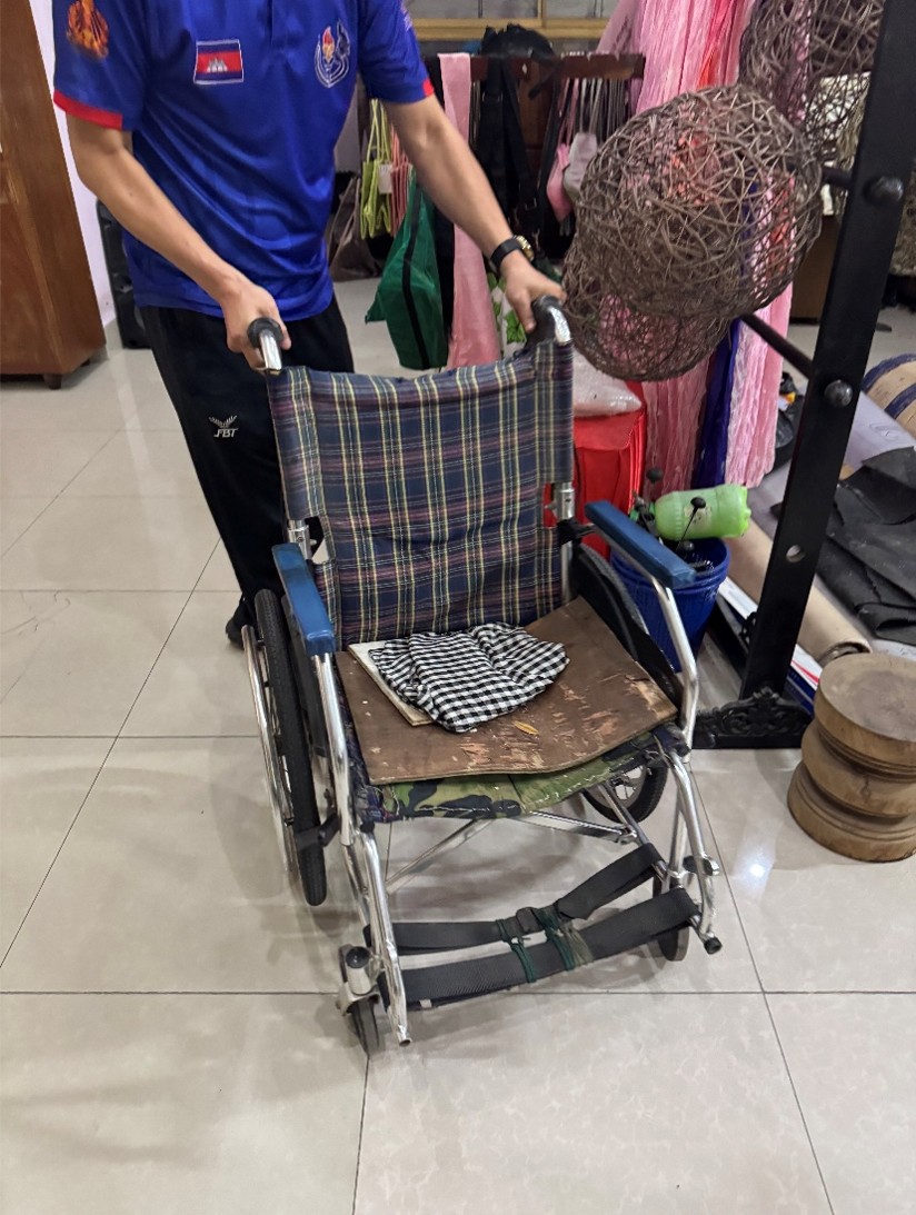車いすテニス用具寄贈プロジェクト(カンボジア初)(2025)3